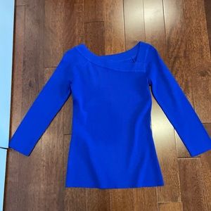 INC small royal blue top